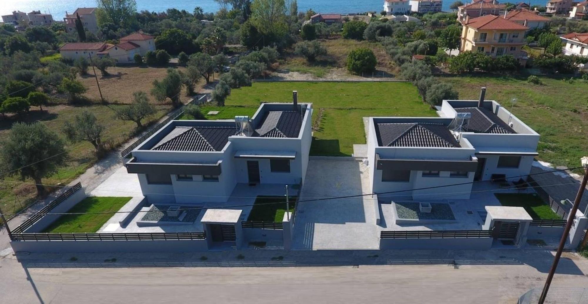 Nostos Luxury Villas With Private Pool In Нафпактос Экстерьер фото